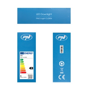 Spot LED PNI D-Light CL2506 6W, incastrabil, rotund 120 cm, 6400K, alimentare 230V, 660 lm, alb rece - Img 7