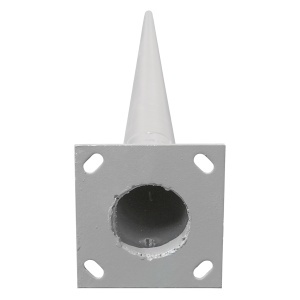 Stalp conic 6m cu brat orizontal pentu iluminat stradal - Img 3