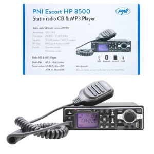 Statie radio CB si MP3 player PNI Escort HP 8500 ASQ include casti cu microfon - Img 5