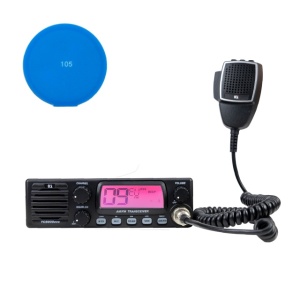 Statie radio CB TTi TCB-900 EVO, DSS, SQ, Dual Watch, Mic Gain, 12V-24V cu sticky pad Blue cadou - Img 6