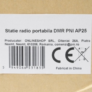 Statie radio UHF portabila PNI AP25, DMR, 500CH, 2450mAh, mod analog si digital, IP67 - Img 5