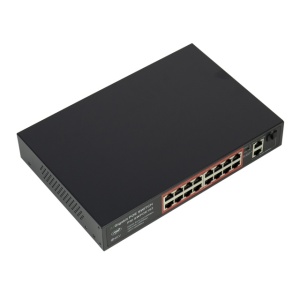 Switch POE PNI SWPOE162, 16 porturi POE 100 Mbps, 2 porturi UP Link 1000 Mbps, 1 port SFP 1000Mbps, 240W, functie AI Extend pana la 250m, protectie fulger 4kV - Img 5