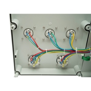 Tablou electric grup prize organizare santier 2x415V/32A, 3x250V/16A, 12 module 540x360x180mm IP67 Breckner Germany - Img 7