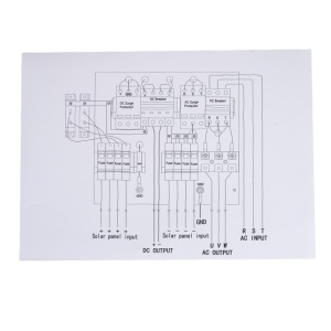Tablou PNI CBT-3 de protectie si intrerupere sistem solar trifazic AC DC intrare 4 stringuri, iesire 1 string - Img 6