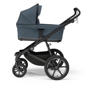 Thule Bassinet - Landou copii 0-6 luni, Dark Slate - Img 5