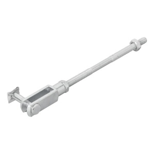 Tija franare trailer 160mm cu clevis M8 - Img 2