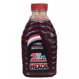 Ulei amestec 2T Standard, rosu, 500ml Hexol