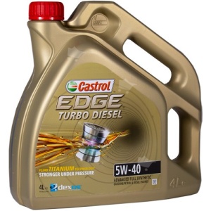 Ulei motor Castrol EDGE, TURBO DIESEL, 5W-40, 5 litri