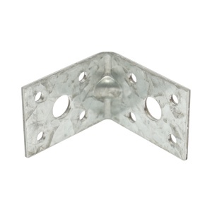 Vinclu de imbinare cu intaritura 50x50x35mm, grosime 2.5mm, otel zincat - Img 2