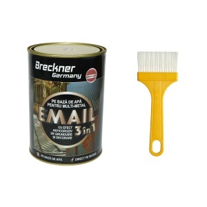 Vopsea email anticoroziva 3 in 1 cupru metalizat pentru metal 2kg, direct pe rugina, pe baza de apa Breckner Germany