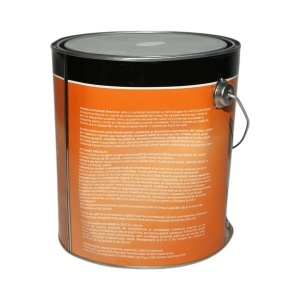 Vopsea email anticoroziva 3 in 1 gri platin D69 pe baza de solvent 3.5L, direct pe rugina, interior si exterior Breckner Germany - Img 2