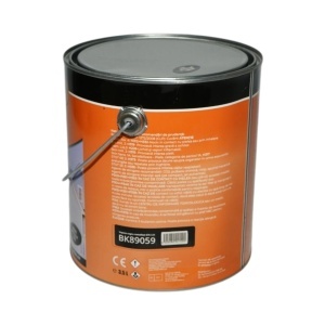 Vopsea email anticoroziva 3 in 1 negru metalizat 676 pe baza de solvent 3.5L, direct pe rugina, interior si exterior Breckner Germany - Img 3
