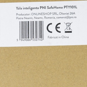 Yala inteligenta PNI SafeHome PTY101L, stanga, acces cu amprenta, cod, card, cheie, aplicatie de mobil Tuya Smart - Img 4