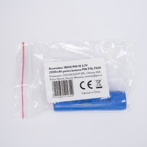 Acumulator 18650 PNI 10 3.7V 2200mAh pentru lanterna PNI Adventure F10, PNI Adventure F80 - Img 7