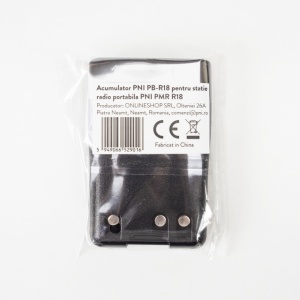 Acumulator PNI PB-R18 pentru statie radio portabila PNI PMR R18, Li-Ion, 1600mAh, 7,4V - Img 3
