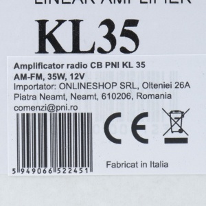 Amplificator radio CB PNI KL 35, AM-FM, 35W, 12V - Img 2