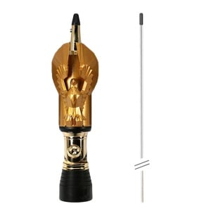 Antena CB LEMM GOLDEN EAGLE AT666, lungime 200 cm, castig 7dB, 26-28MHz, 2500W, montura PL259, fabricat in Italia