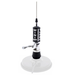 Antena CB LEMM MiniTurbo AT-1002 PL, lungime 110 cm, castig 2dB, 26.5-27.5Mhz, 200W, fara cablu, fabricata in Italia - Img 6