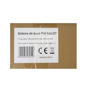 Antena de baza PNI DBA27 26-28 MHz, 620 cm, conector SO-239, 5 elementi, pentru cladiri - Img 5