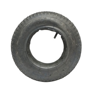Anvelopa agricola 400/8 crampon cu camera pentru motocultor/roaba 2PR - Img 2