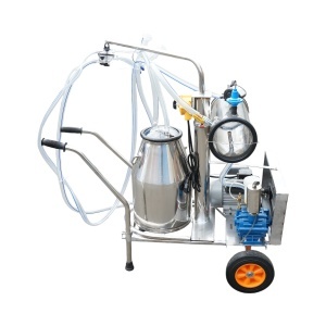 Aparat de muls oi 1 post 750W, 220V bidon inox 25L, grup de muls cu 2 mansoane, presiune vid 40-50 kPa, pulsatii 60-80 cpm - Img 5