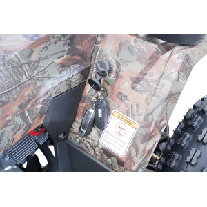 ATV 125cc, 7 CP, 4x2 cu pornire electrica SHARK 125 Camuflaj - Img 12