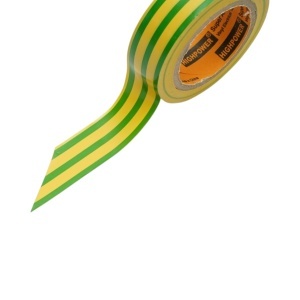 Banda izolatoare galben-verde vinil 19mm x 9m Anti Fire Super AAA+ HighPower - Img 7