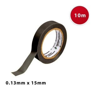 Banda izolatoare PVC, grosime 0.13 mm, 15 mm x 10 m. Neagra - Img 4