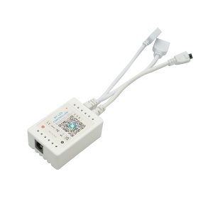 Banda LED smart 2x15m, 24V cu telecomanda, control vocal, bluetooth, aplicatie USB, 30m RGB IP20 Breckner Germany - Img 6