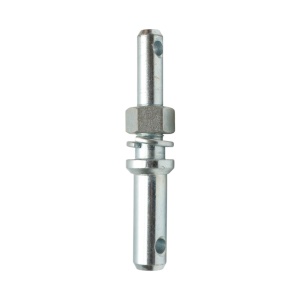Bolt tirant dublu cu piulita 186mm, categoria 1-2, filet M24x2, gaura 12mm