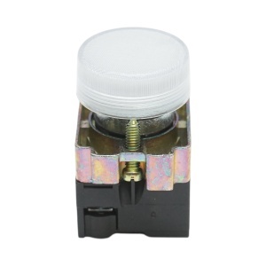 Buton indicator LED alb 24V LAY5 Breckner Germany - Img 2