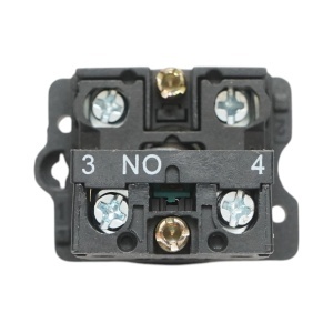 Buton indicator LED albastru cu rezistenta integrata 1NO, 220V, LAY5 Breckner Germany - Img 3