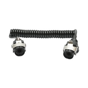 Cablu ABS 7 poli 24V 4.5m spiralat Breckner Germany