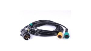 Cablu adaptor remorca 4M 7 pini la 2x5 pini
