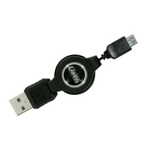 Cablu de incarcare retrectabil Usb > Micro Usb - 80 cm