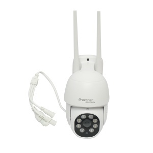 Camera de supraveghere 8 MP, WIFI 2.4GHz, rotire 360 grade PTZ cu senzor de miscare, alarma, detectie umana, night vision si aplicatie IPC360 Home