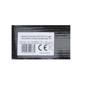 Camera si banda LED PNI TV Light One pentru lumina ambientala TV, 1080P, banda LED 4.8 m, RGB, control din Tuya Smart - Img 6