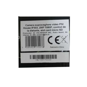 Camera supraveghere video PNI House IP303, 2MP 1080P, control de la distanta, slot card micro SD - Img 7