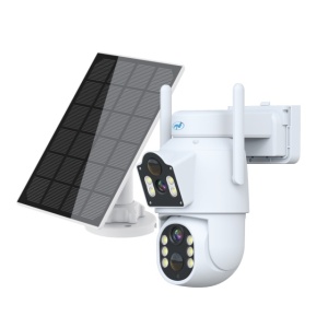 Camera supraveghere video PNI IP792 dual lens 2MP + 2MP, panou solar 3W, acumulator 6000mAh incorporat, detectie miscare, slot card micro SD, vizibilitate nocturna, audio bidirectional, IP65 - Img 3