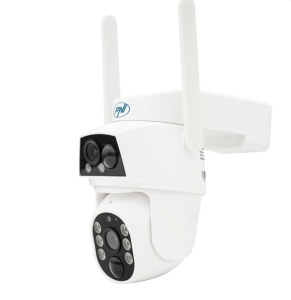 Camera supraveghere video PNI IP894 4G PTZ, dual lens 2MP + 2MP, panou solar 5.5W, acumulator bloc 8000mAh - Img 3