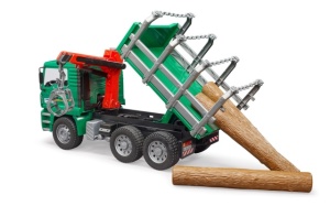 Camion forestier MAN TGA - Bruder 2769 scara 1:16 - Img 5
