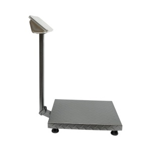 Cantar electronic de podea 350kg tip platforma 500x400mm cu brat pliabil, afisaj LCD Breckner Germany - Img 7