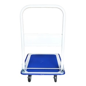 Carucior depozit cu platforma de transport 150Kg 725x475x840mm - Img 5