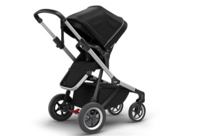 Carucior Thule SLEEK Cadru Gri si Copertina Grey Melange - Img 3