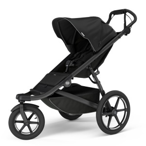 Carucior Thule Urban Glide 3 all-terrain cu prinderea hamului magnetica, Black