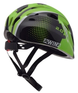 Casca bicicleta copii Awina (verde-negru) - Img 2