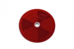 Catadioptru reflectorizant rotund rosu fi60 DOBPLAST