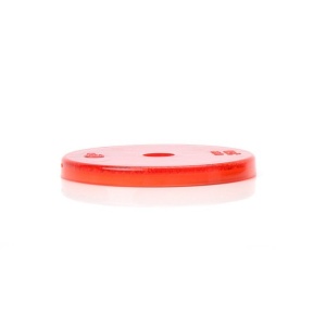 Catadioptru reflectorizant rotund rosu Ø 60 mm - Img 3