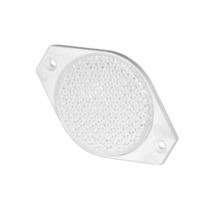 Catadioptru rotund fi75 alb