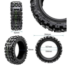 Cauciuc trotineta electrica Offroad 90/65 - 6.5 - Img 3